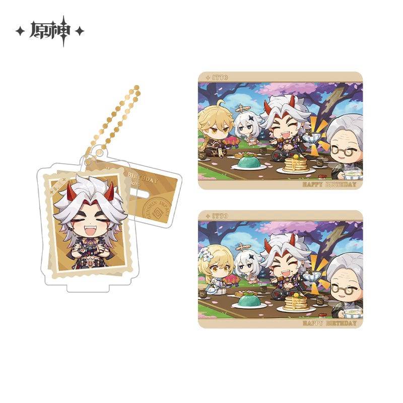 Genshin Impact Character Stand Collectible Card Set - Image 24