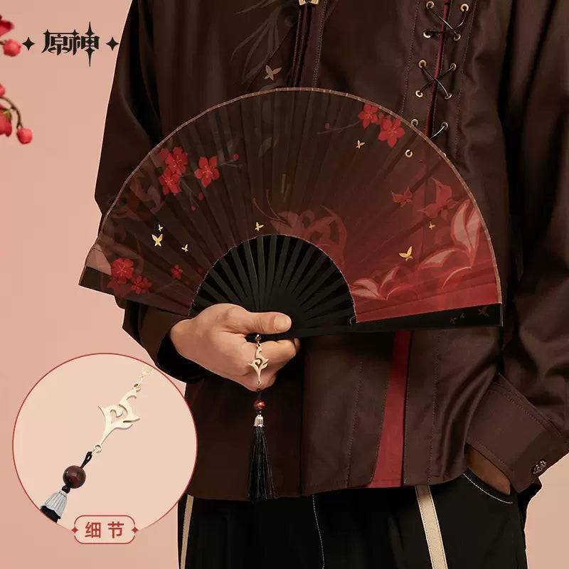 Genshin Impact Hand Fan Hu Tao Edition