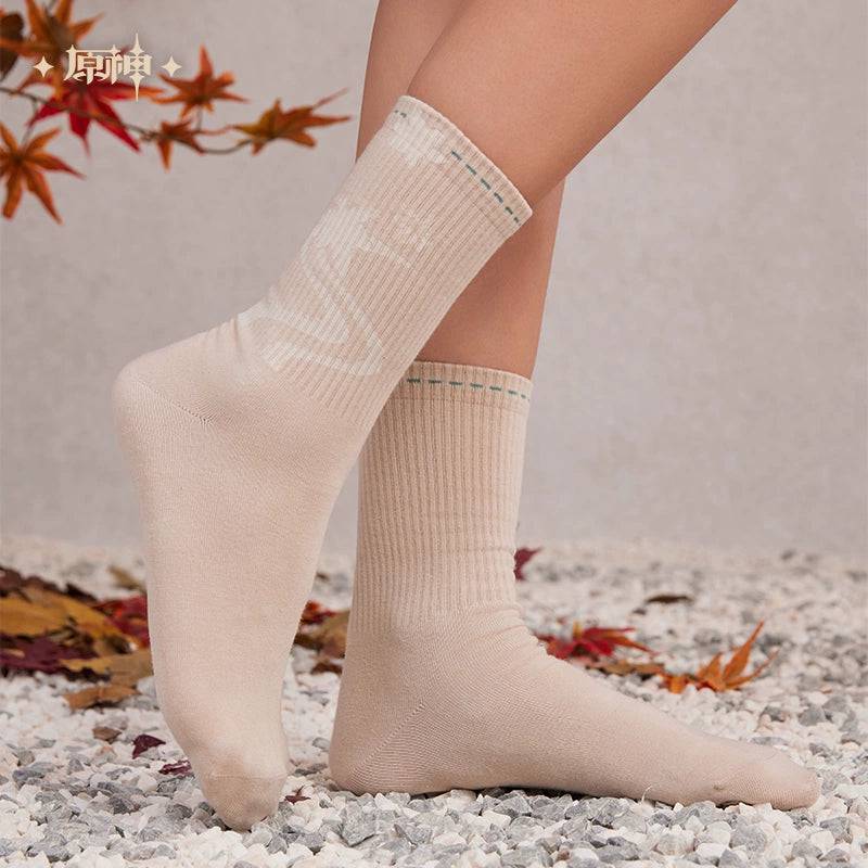 Genshin Impact Kaedehara Kazuha Theme Socks - Image 3
