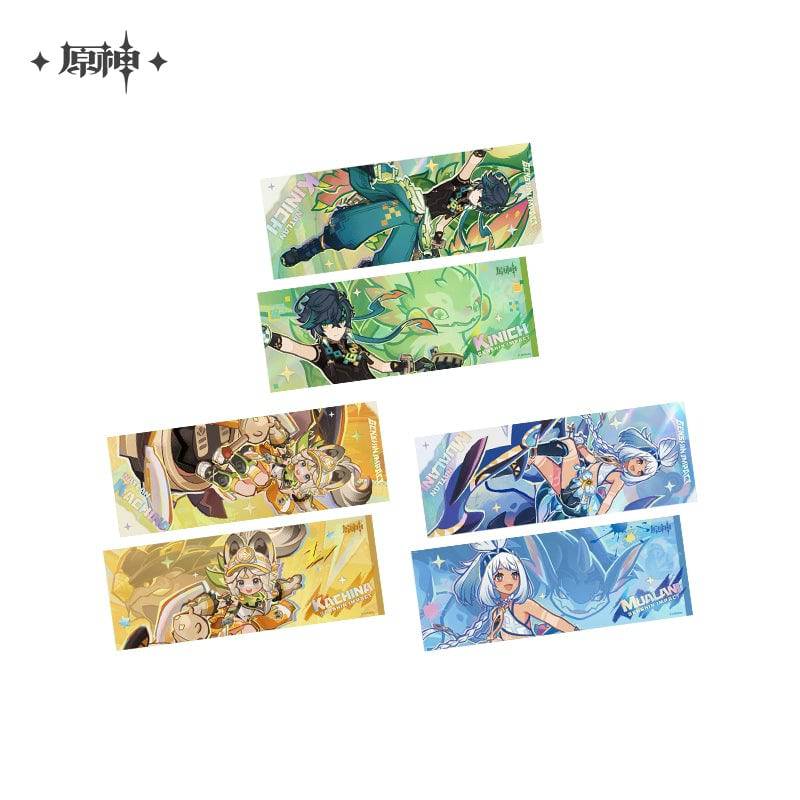 Genshin Impact Natlan Series Badge Acrylic Stand Laser Ticket - Image 13