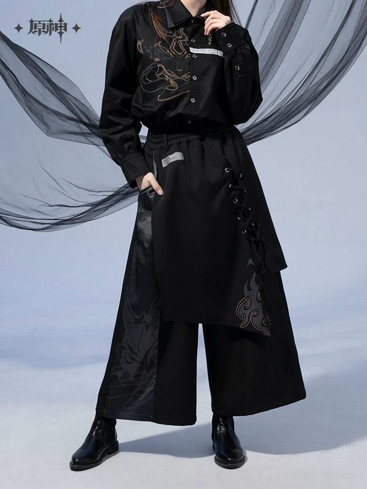Genshin Impact Xiao Theme Series Wide Pants - Image 2