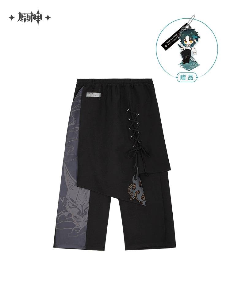 Genshin Impact Xiao Theme Series Wide Pants - Image 4
