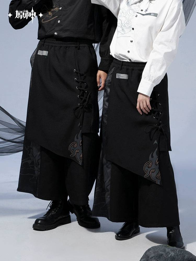 Genshin Impact Xiao Theme Series Wide Pants - Image 5
