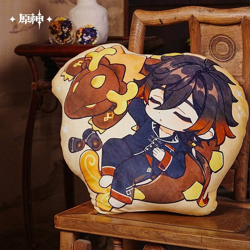 Genshin Impact Zhongli Chibi Theme Pillow - Image 2
