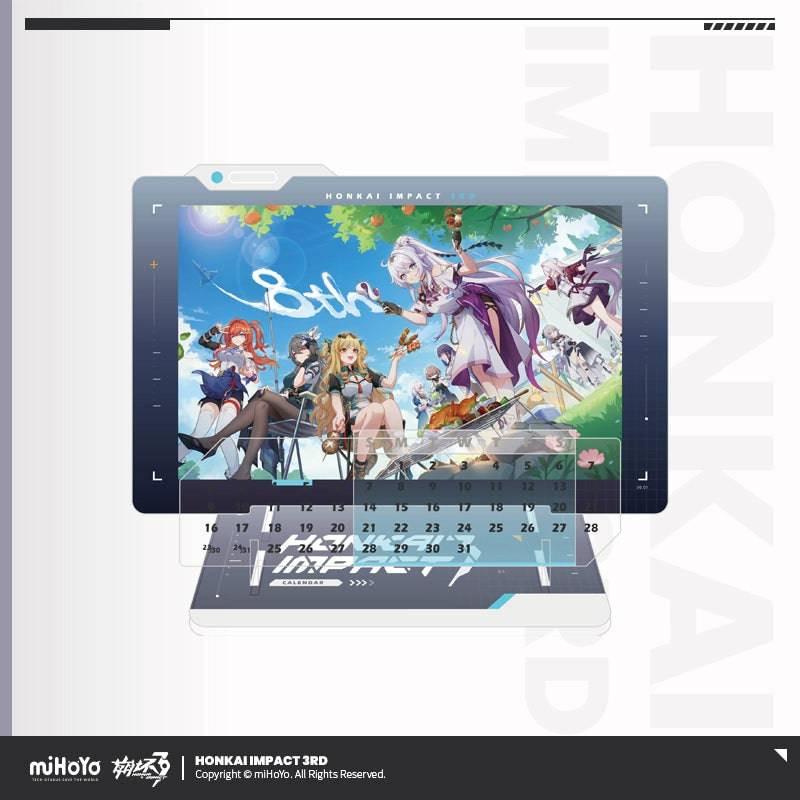 Honkai Impact 3rd 2025 Acrylic Photo Frame Calendar - Image 4