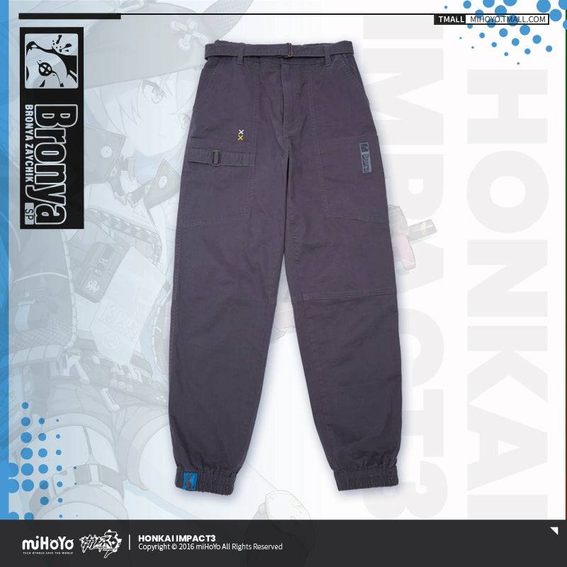 Honkai Impact 3rd Bronya Zaychik Haxxor Bunny Theme Casual Pants - Image 10