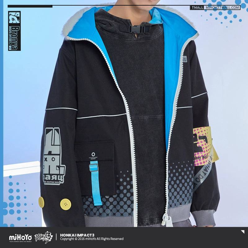 Honkai Impact 3rd Bronya Zaychik Haxxor Bunny Theme Jacket - Image 2