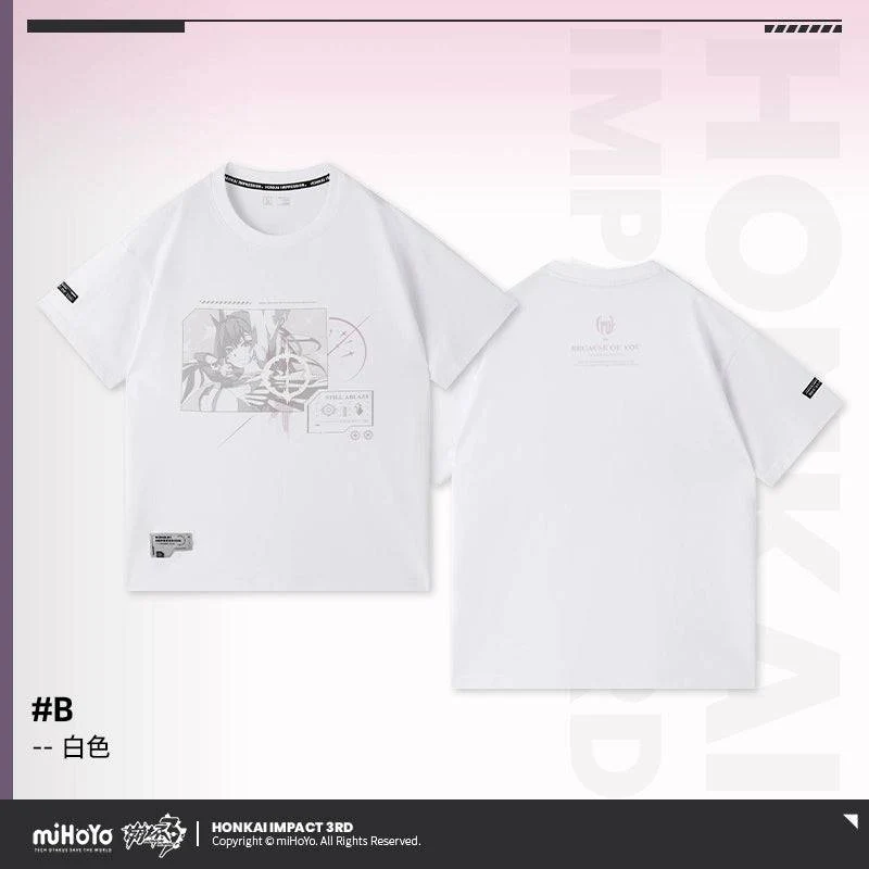 Honkai Impact 3rd Elysia Because of You Theme T-Shirt - Image 33
