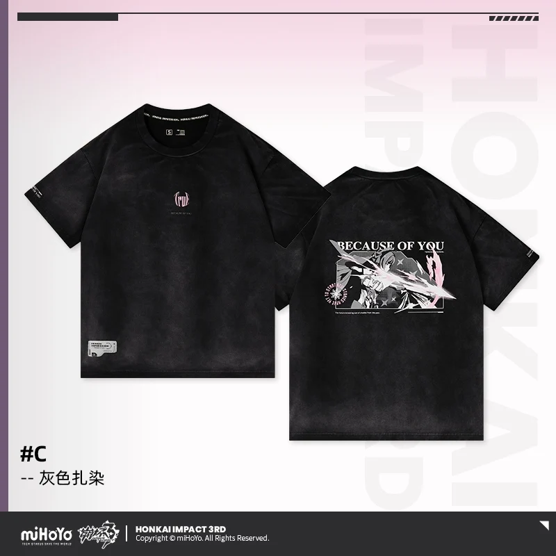 Honkai Impact 3rd Elysia Because of You Theme T-Shirt - Image 37
