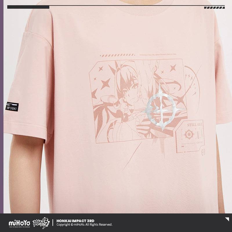 Honkai Impact 3rd Elysia Because of You Theme T-Shirt - Image 4