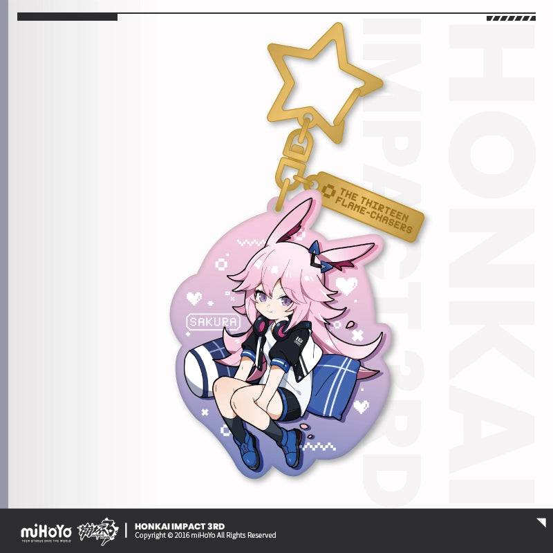 Honkai Impact 3rd Flame Chasers Series Metal Keychain - Image 11