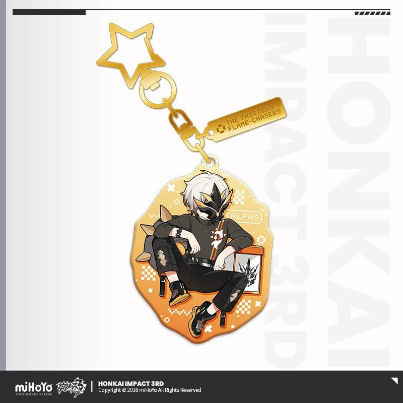 Honkai Impact 3rd Flame Chasers Series Metal Keychain - Image 3