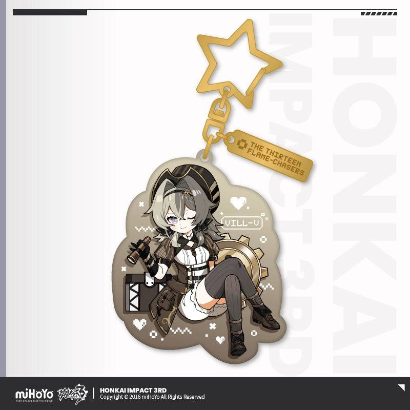 Honkai Impact 3rd Flame Chasers Series Metal Keychain - Image 4