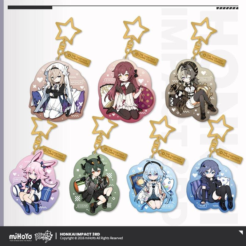Honkai Impact 3rd Flame Chasers Series Metal Keychain - Image 5