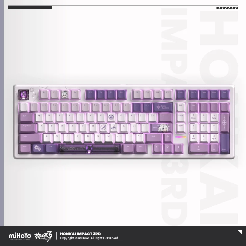 Honkai Impact 3rd Kiana Herrscher of Finality Theme Keyboard - Image 7