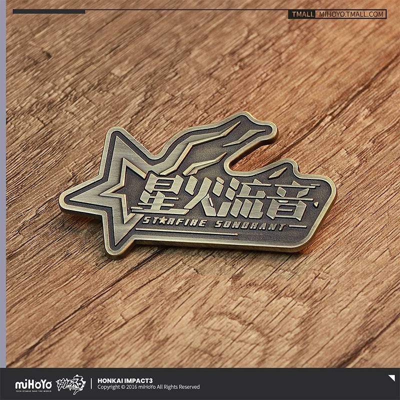 Honkai Impact 3rd Metal Badge Starfire Sandbrant - Image 5
