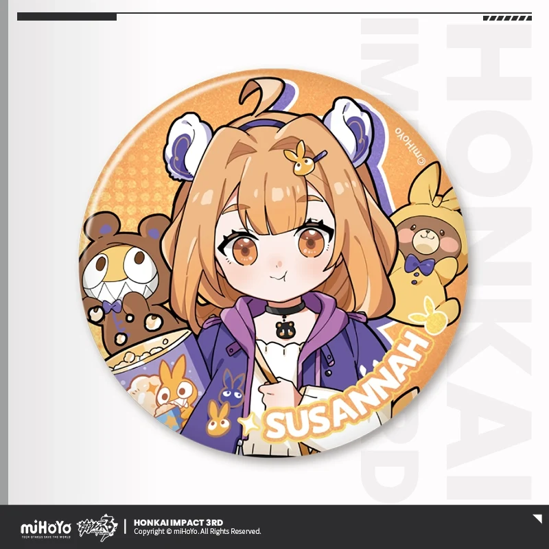 Honkai Impact 3rd Paradise Tinplate Badge Collection - Image 12