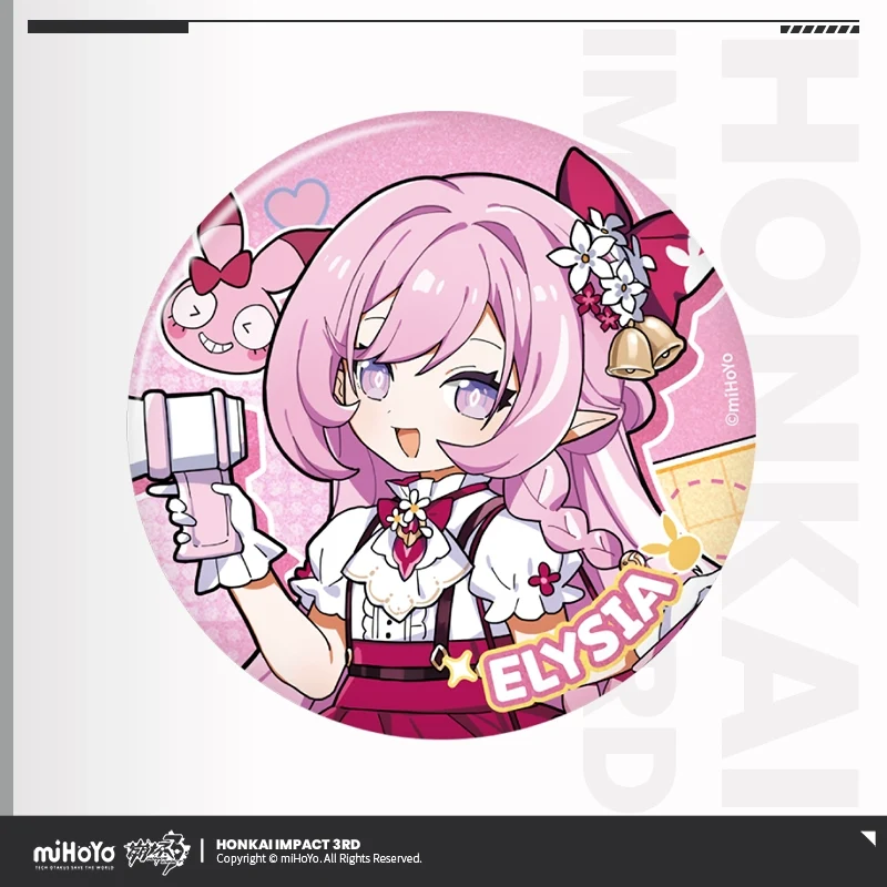 Honkai Impact 3rd Paradise Tinplate Badge Collection - Image 2