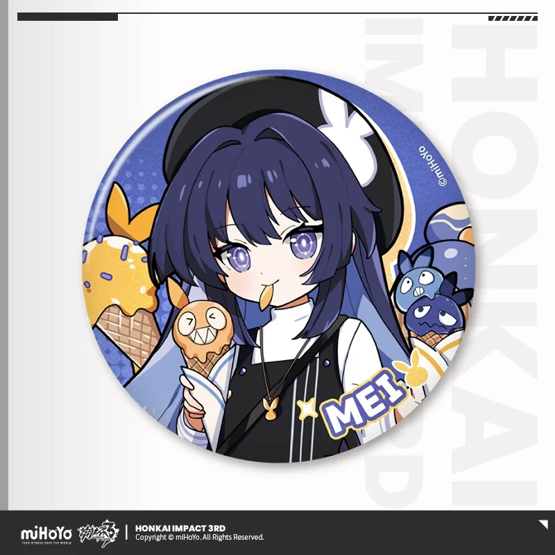 Honkai Impact 3rd Paradise Tinplate Badge Collection - Image 4