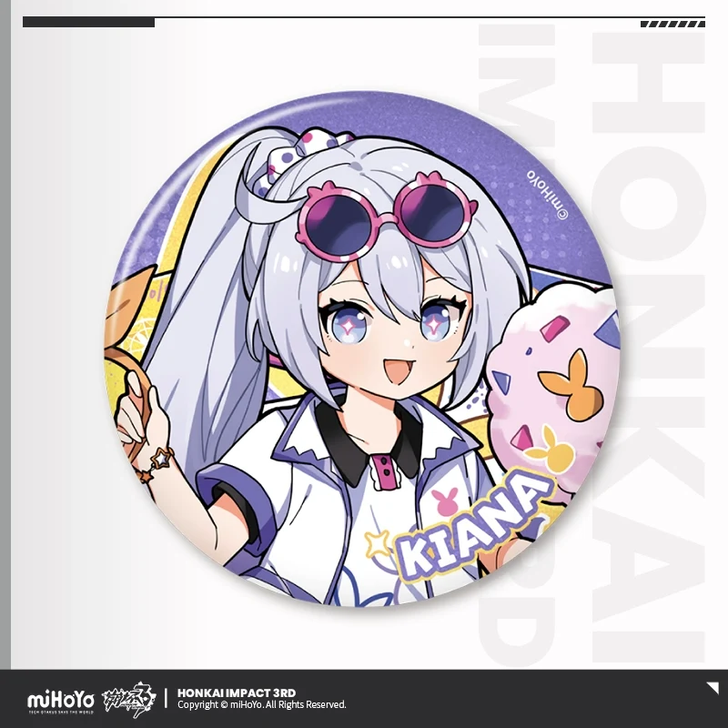 Honkai Impact 3rd Paradise Tinplate Badge Collection - Image 7