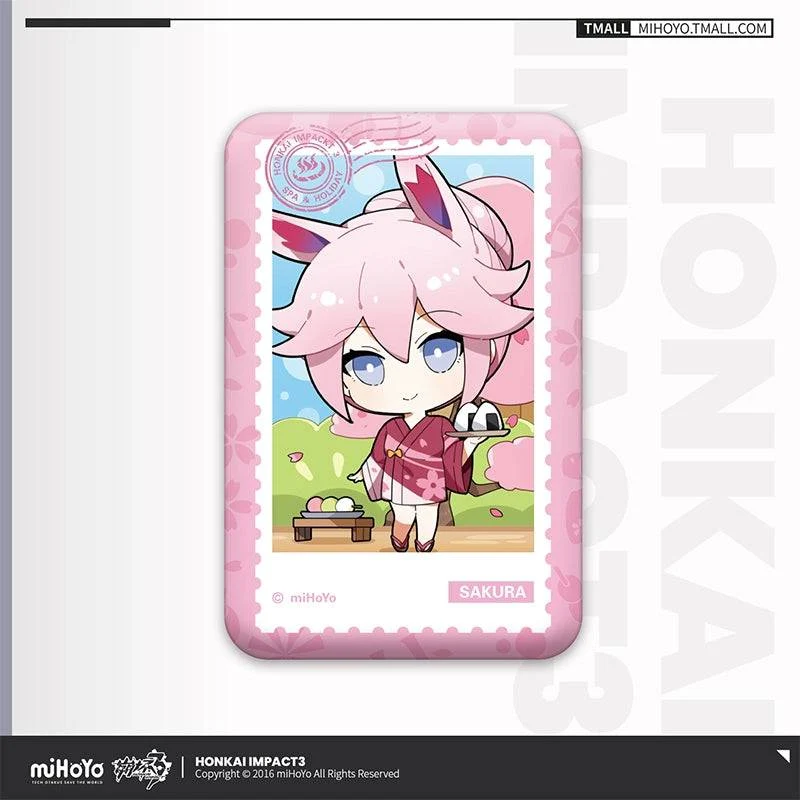 Honkai Impact 3rd Spa Holiday Collection Leather Badge Barclay - Image 11