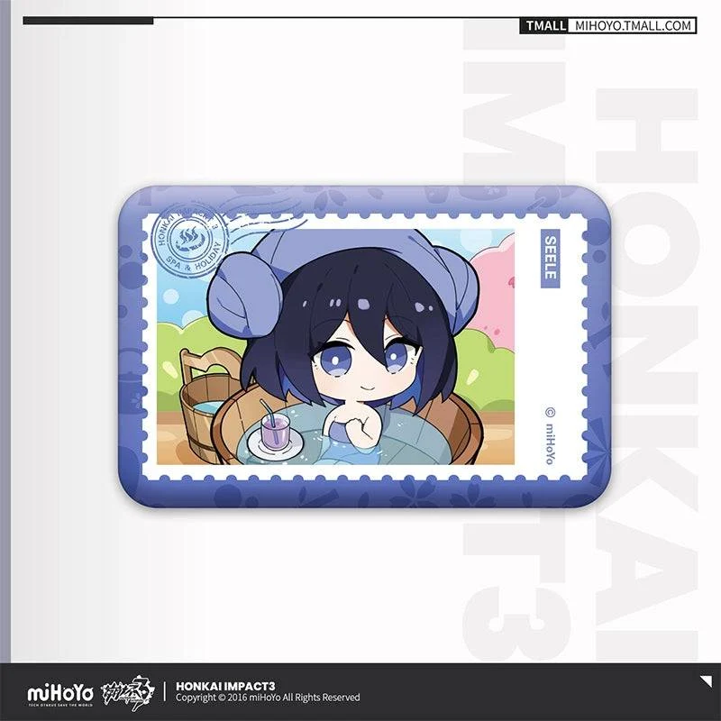 Honkai Impact 3rd Spa Holiday Collection Leather Badge Barclay - Image 8