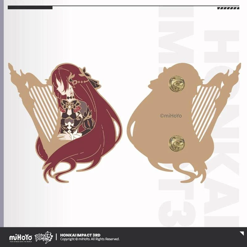 Honkai Impact 3rd Valkyrie Character Theme Metal Badge - Image 13