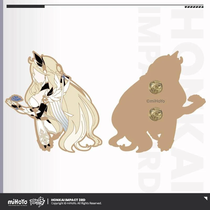 Honkai Impact 3rd Valkyrie Character Theme Metal Badge - Image 3