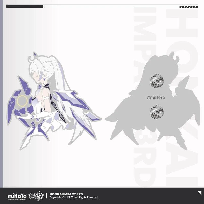 Honkai Impact 3rd Valkyrie Character Theme Metal Badge - Image 5