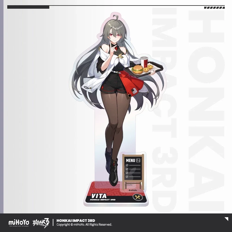 Honkai Impact 3rd Waitress Theme Acrylic Stand - Image 4