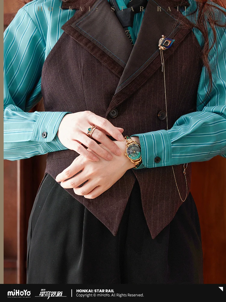 Honkai: Star Rail Aventurine Theme Series Ring Set - Image 4