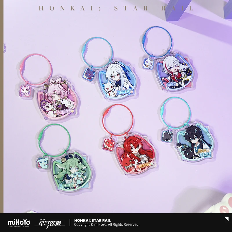 Honkai: Star Rail Character Cat Series Acrylic Pendant - Image 2