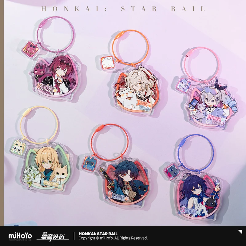 Honkai: Star Rail Character Cat Series Acrylic Pendant - Image 4