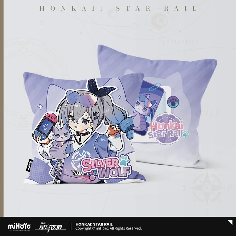 Honkai: Star Rail Chibi & Cat Pillow Case Series - Image 13